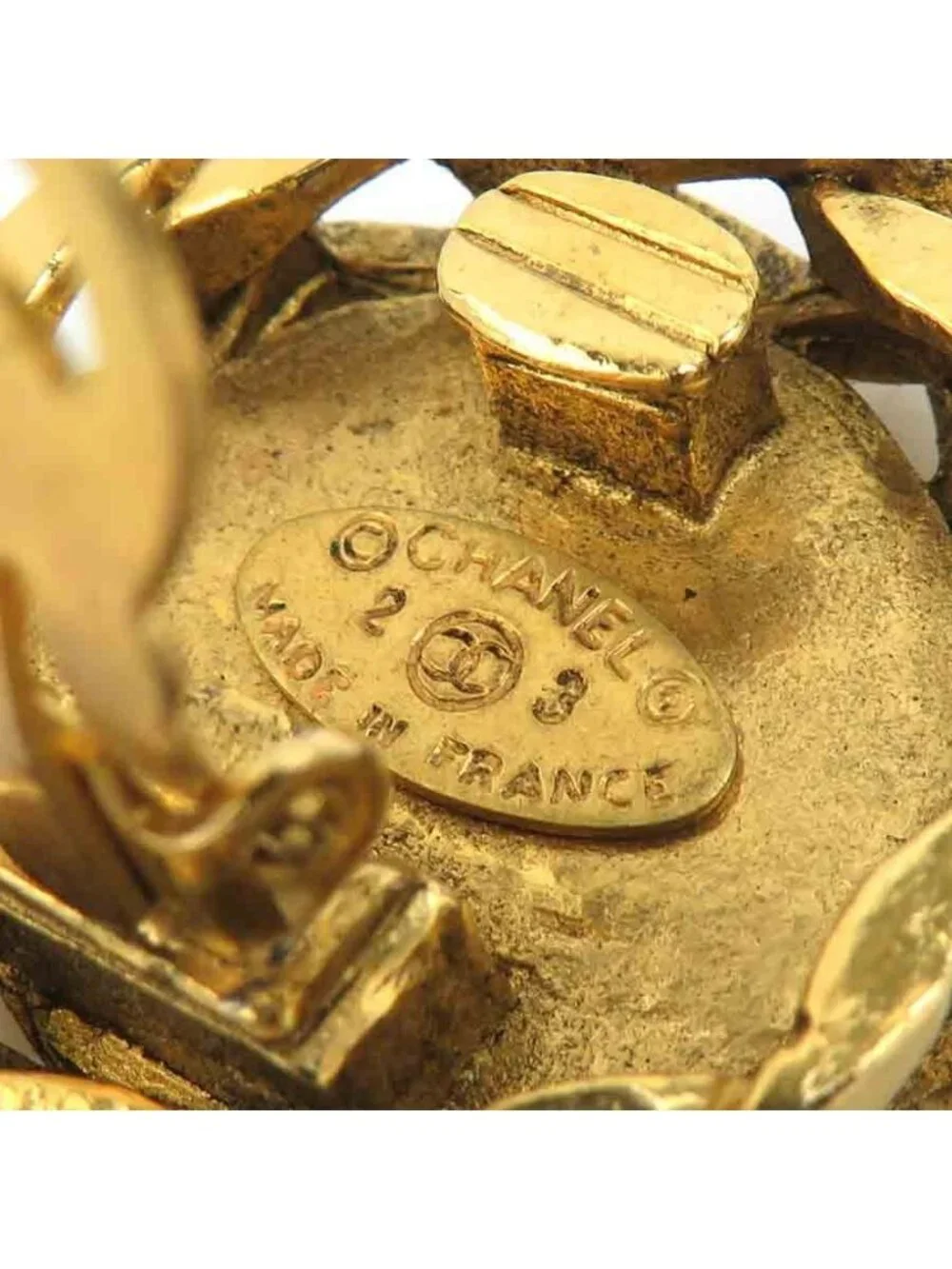 Chanel Earrings Gold